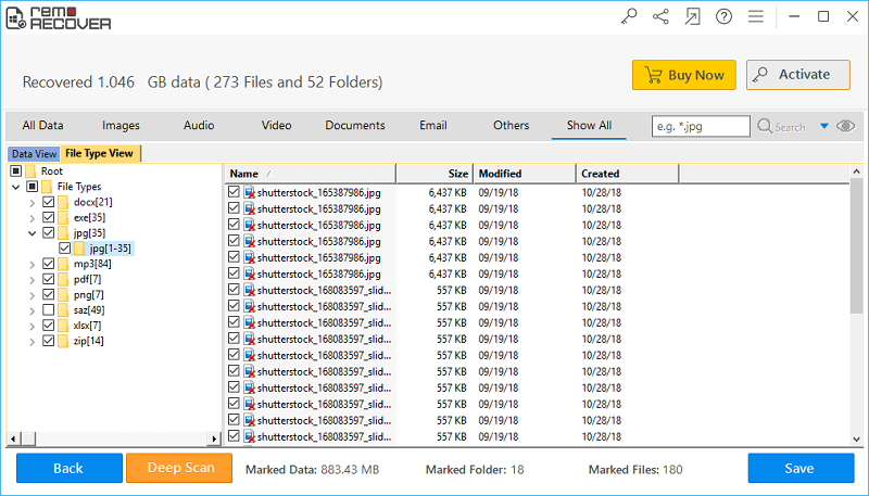 Select File Type